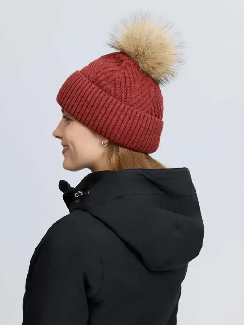 LeMieux Clara Knit Beanie - Russet-1