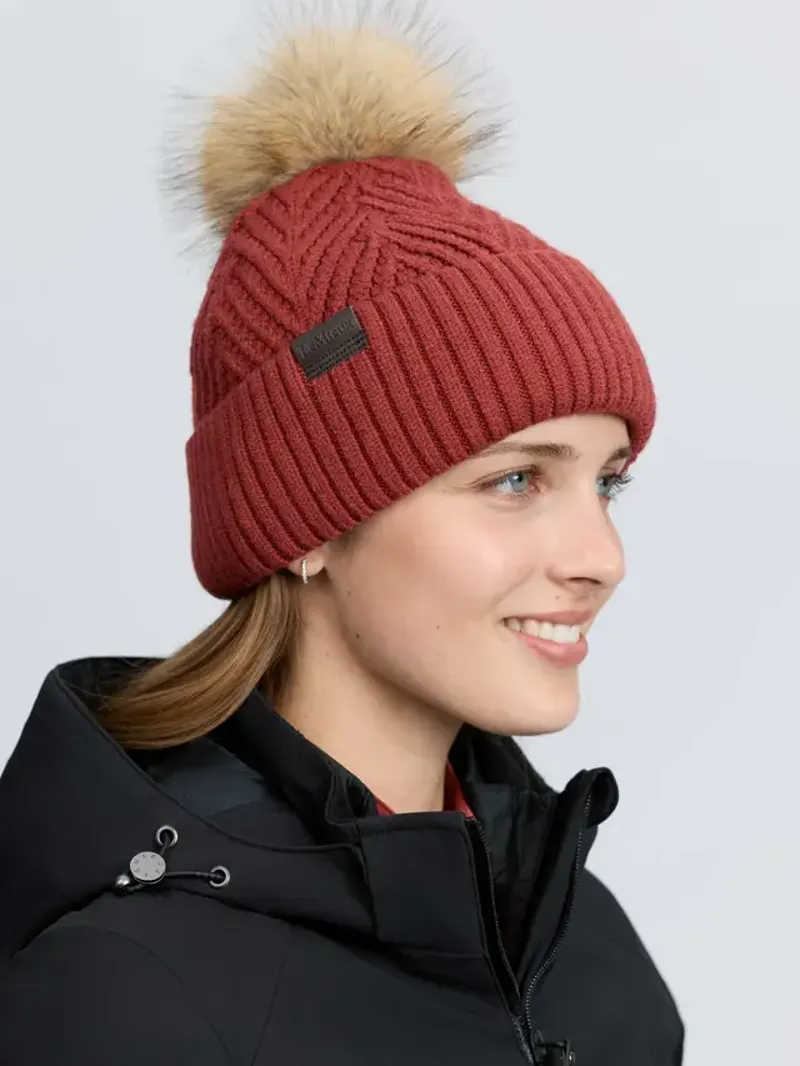 LeMieux Clara Knit Beanie - Russet-2