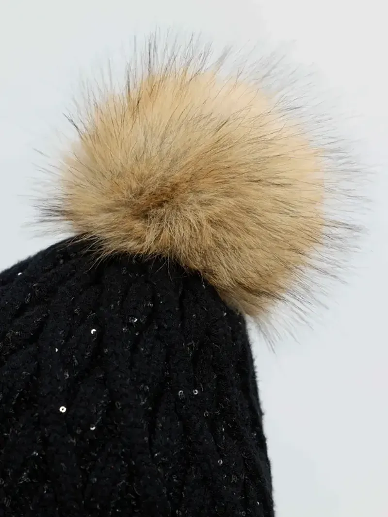 LeMieux Bernie Sequin Beanie - Black-3