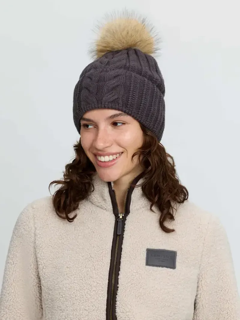 LeMieux Heritage Beanie - Cocoa-1