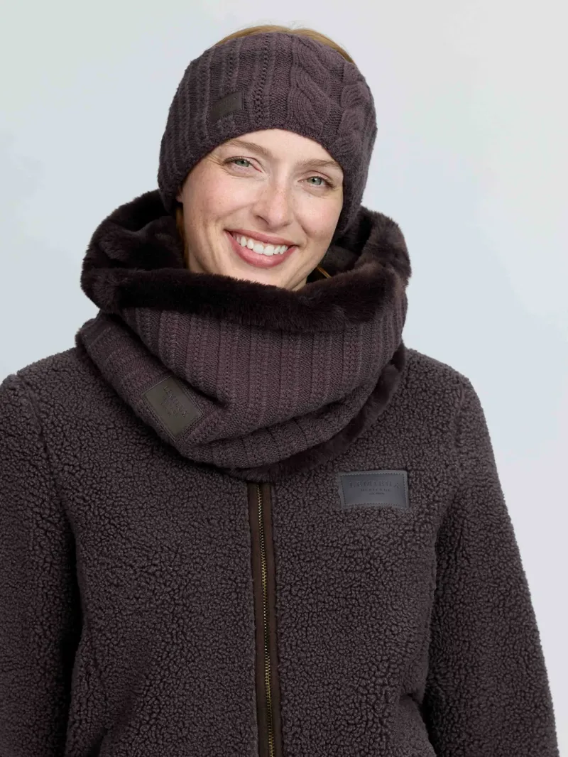 LeMieux Heritage Knitted Snood - Cocoa