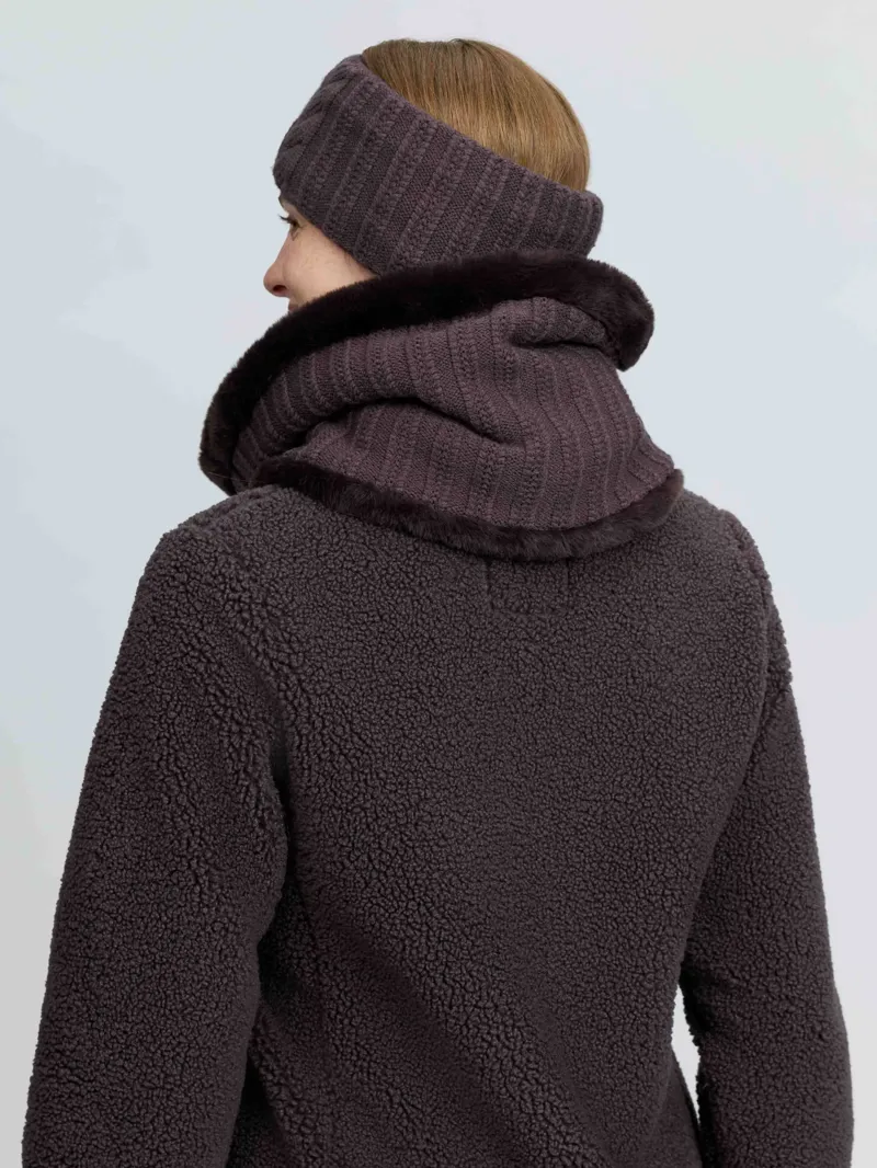 LeMieux Heritage Knitted Snood - Cocoa-1