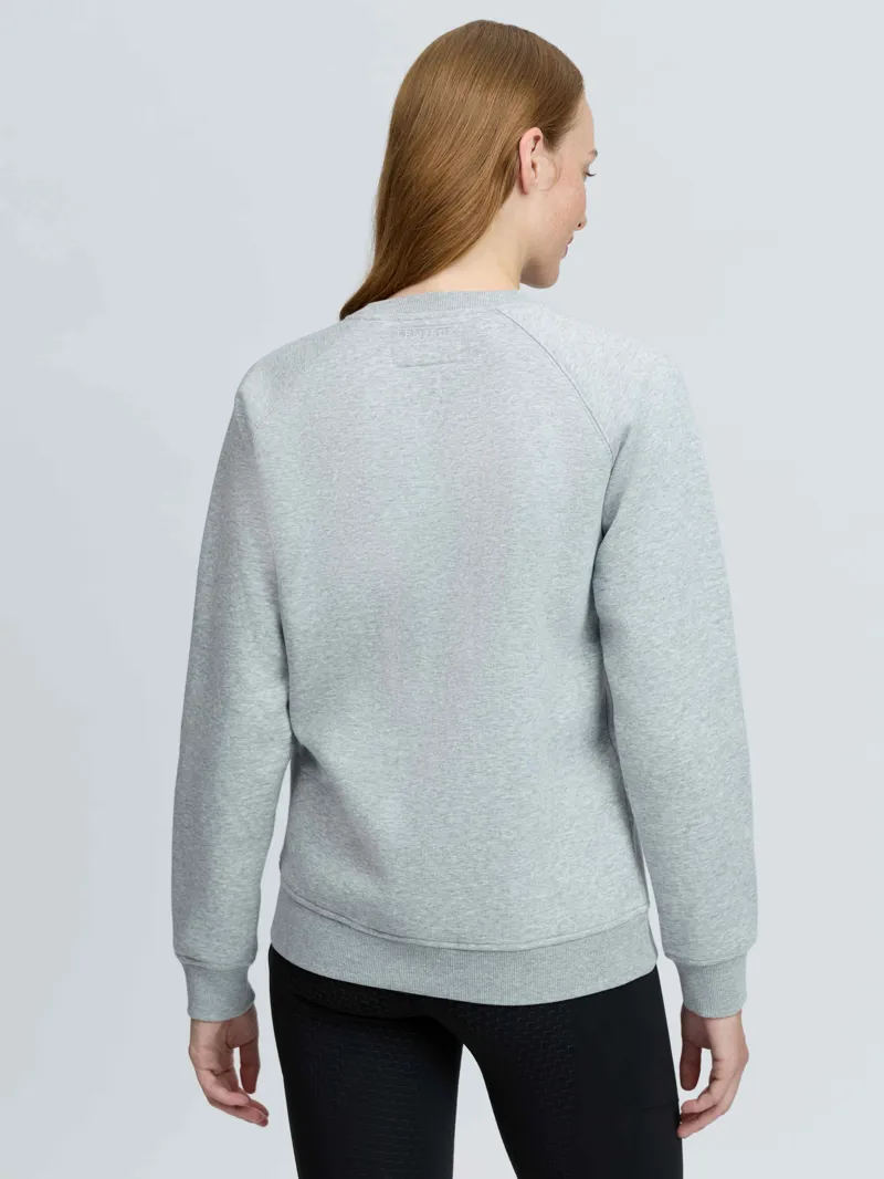 LeMieux Vida Varsity Crew Neck Sweat - Grey Marl-1