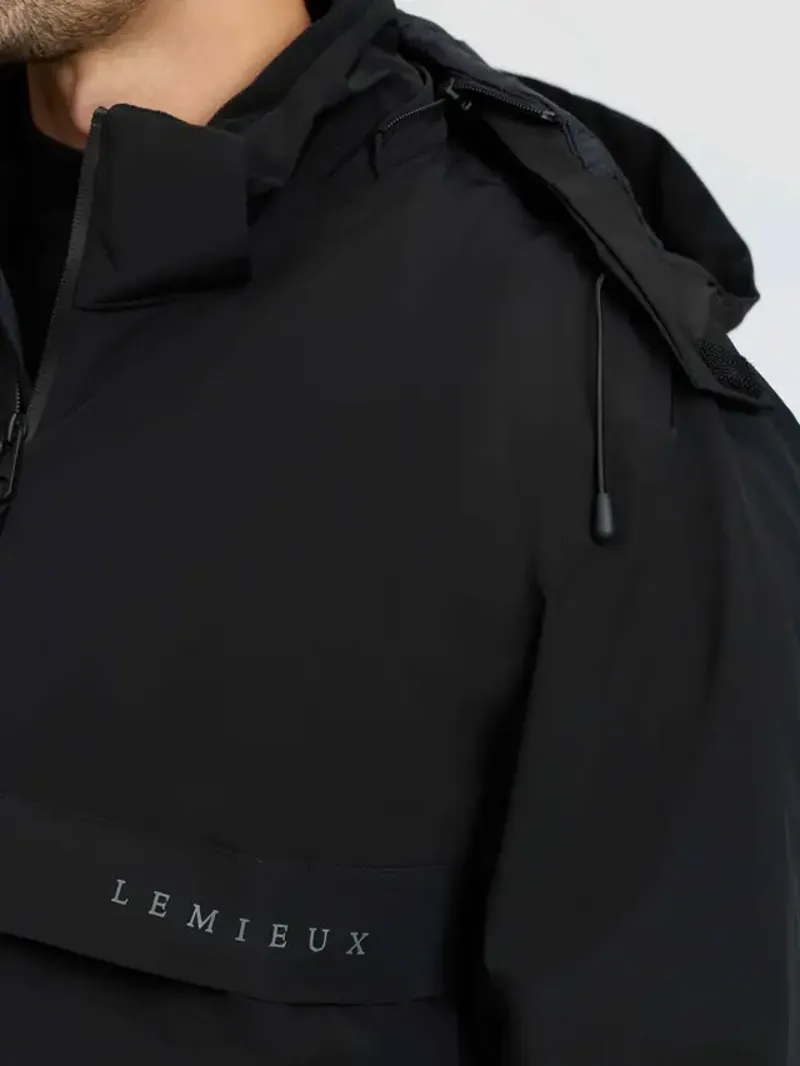 LeMieux Mens Waterproof Anorak - Black-2
