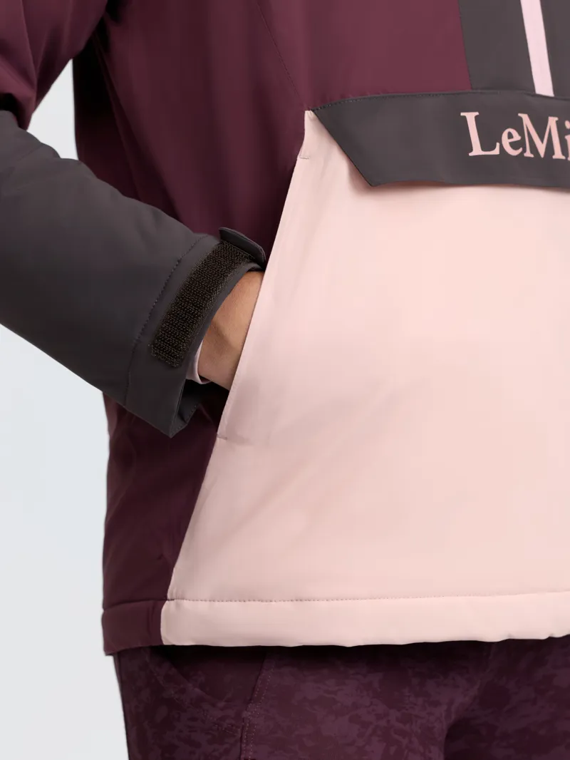 LeMieux Young Rider Bailey Waterproof Anorak - Bramble-5