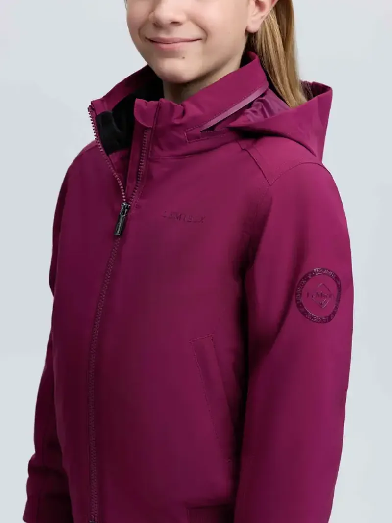 LeMieux Young Rider Clarissa Crew Jacket - Blackberry-2