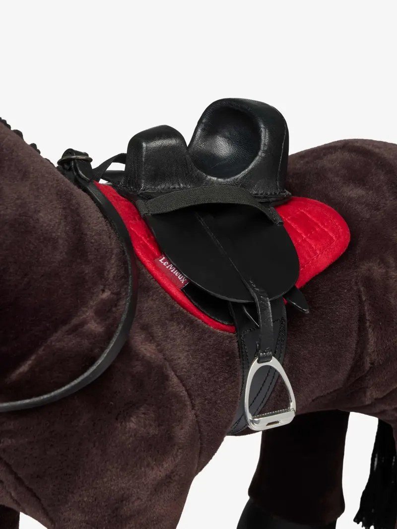 LeMieux Toy Rider Steady Saddle - Black-1