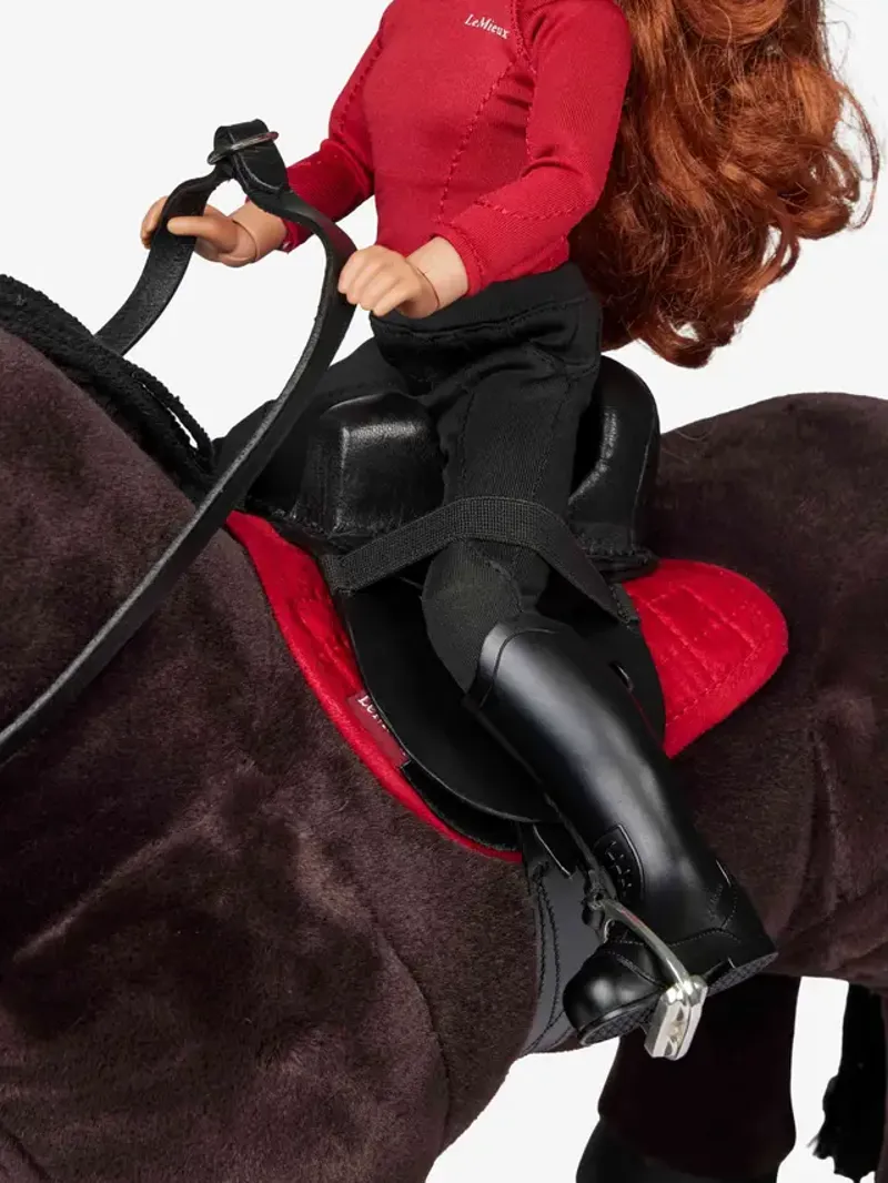 LeMieux Toy Rider Steady Saddle - Black-3