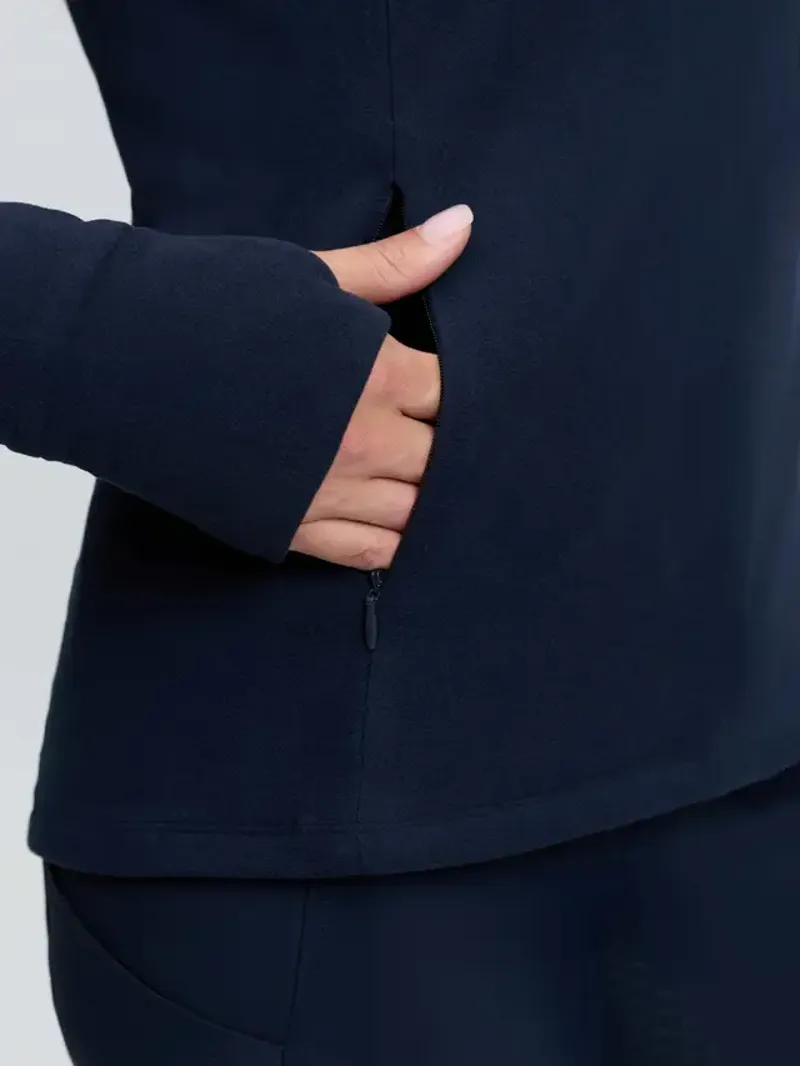 LeMieux Frances Quarter Zip Fleece - Navy-2