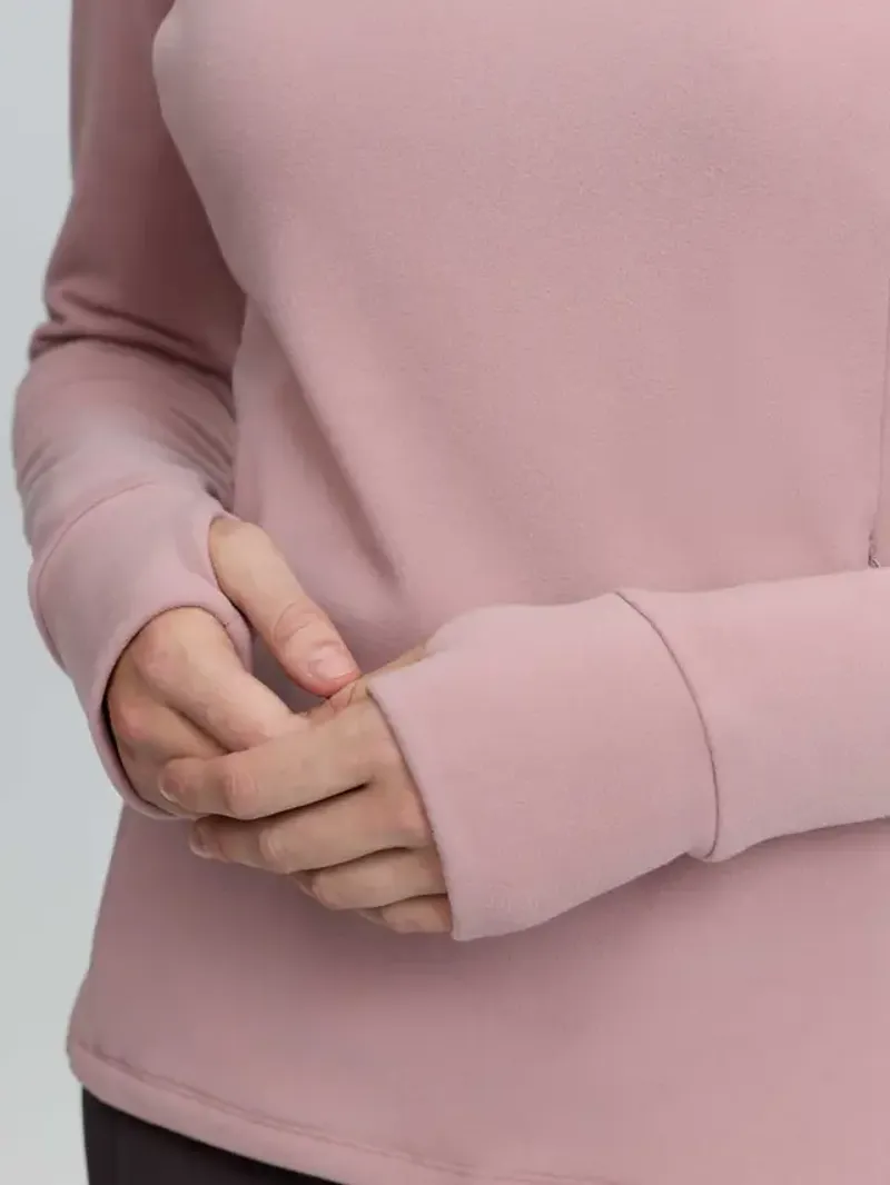 LeMieux Frances Quarter Zip Fleece - Wild Rose-3