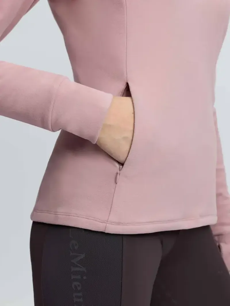 LeMieux Frances Quarter Zip Fleece - Wild Rose-2
