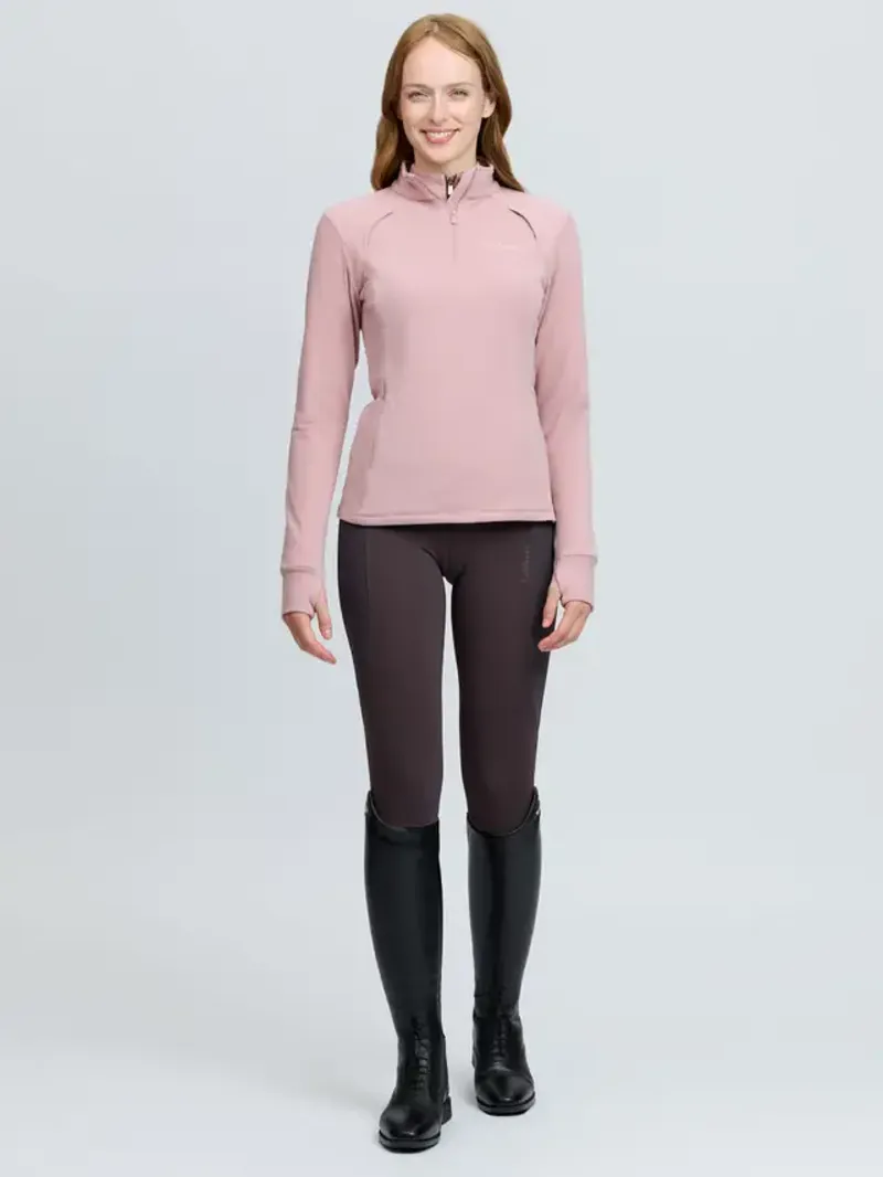 LeMieux Frances Quarter Zip Fleece - Wild Rose-4
