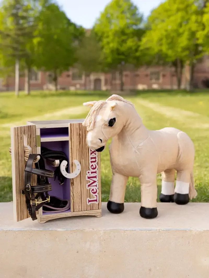 LeMieux Toy Pony Tack Locker - Wooden-2