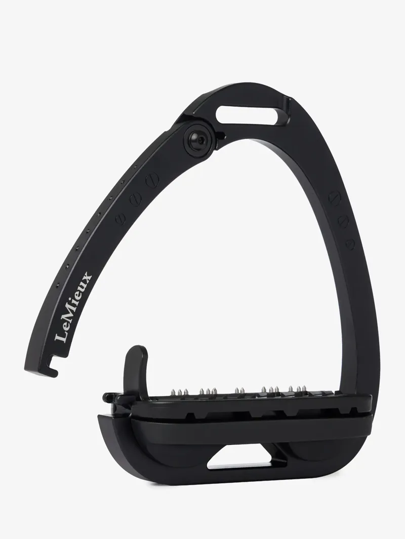 LeMieux Brilliance Vector Balance Stirrup - Black-2