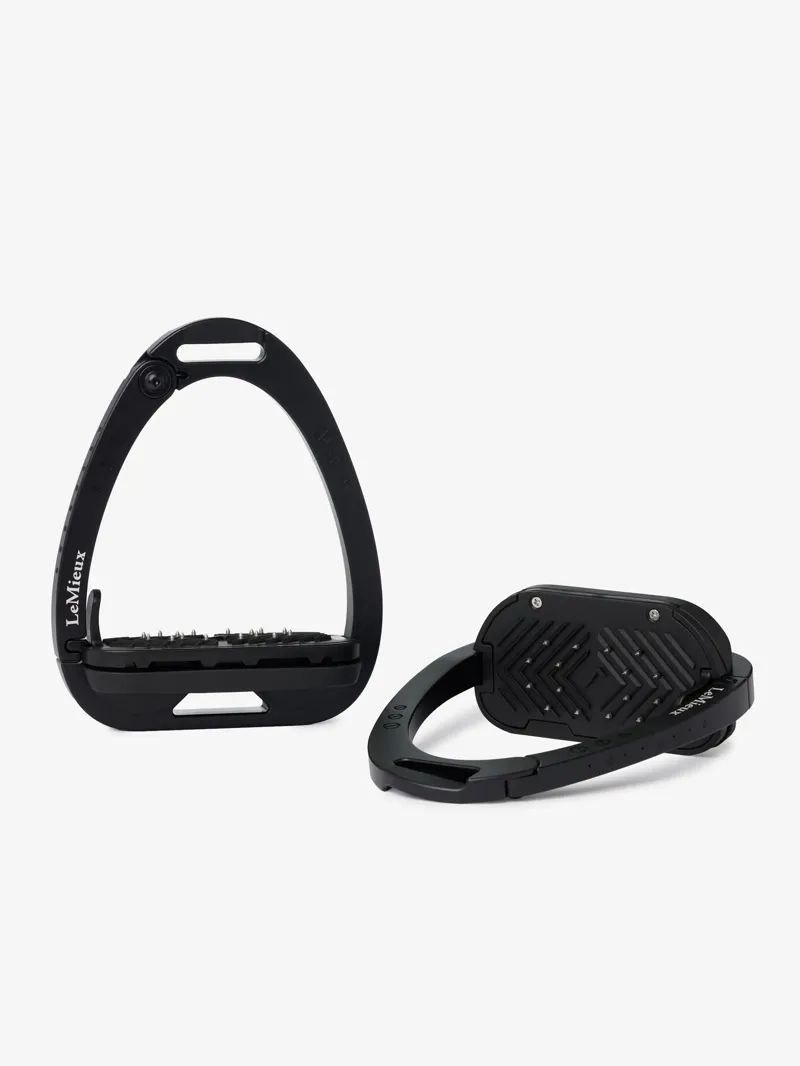 LeMieux Brilliance Vector Balance Stirrup - Black-1