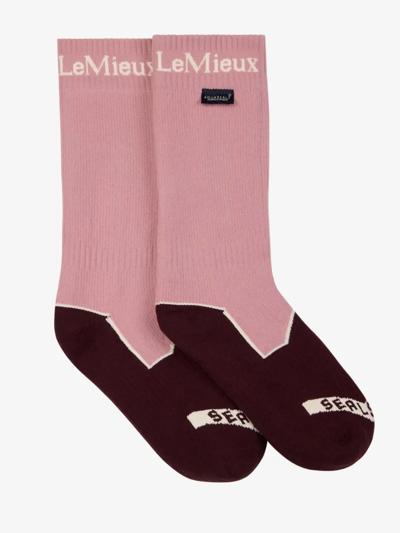 LeMieux x Sealskinz Waterproof Socks - Dusty Pink-2