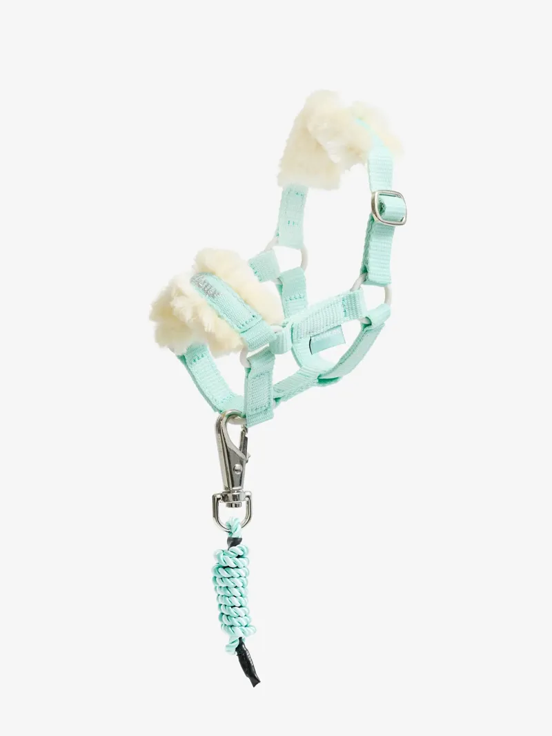 LeMieux Harlow Toy Pony Headcollar and Leadrope  - Softmint-1