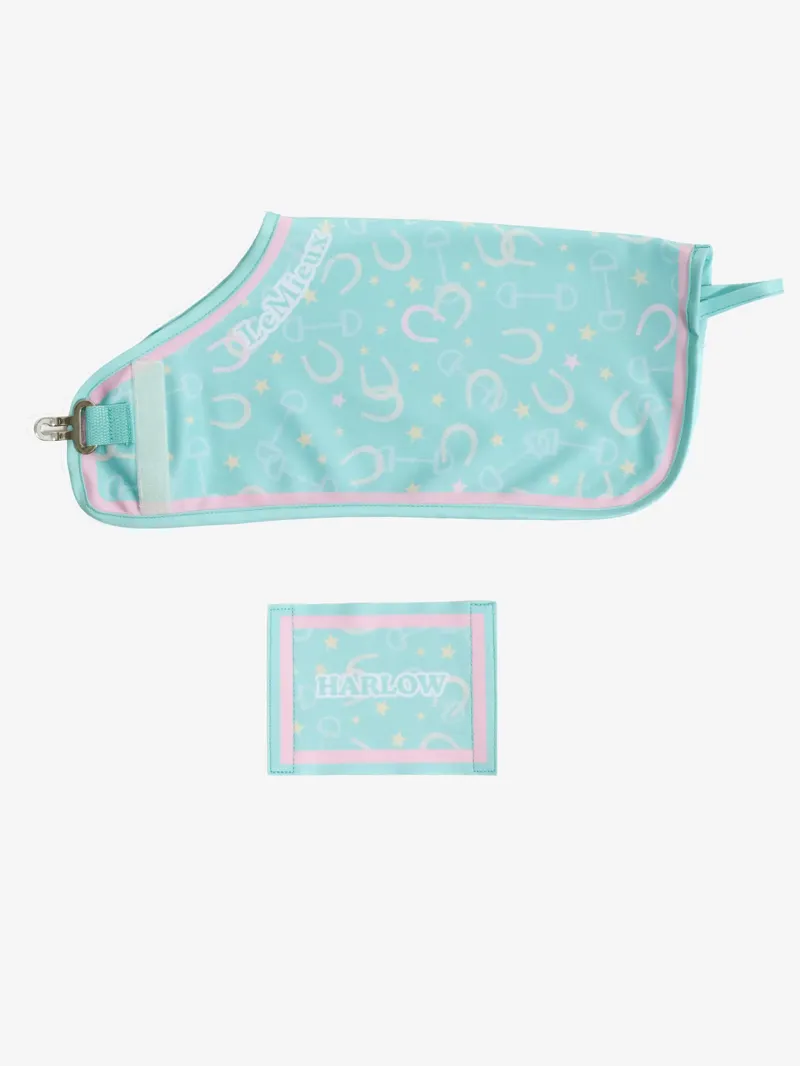 LeMieux Harlow Toy Pony Printed Rug - Softmint-1