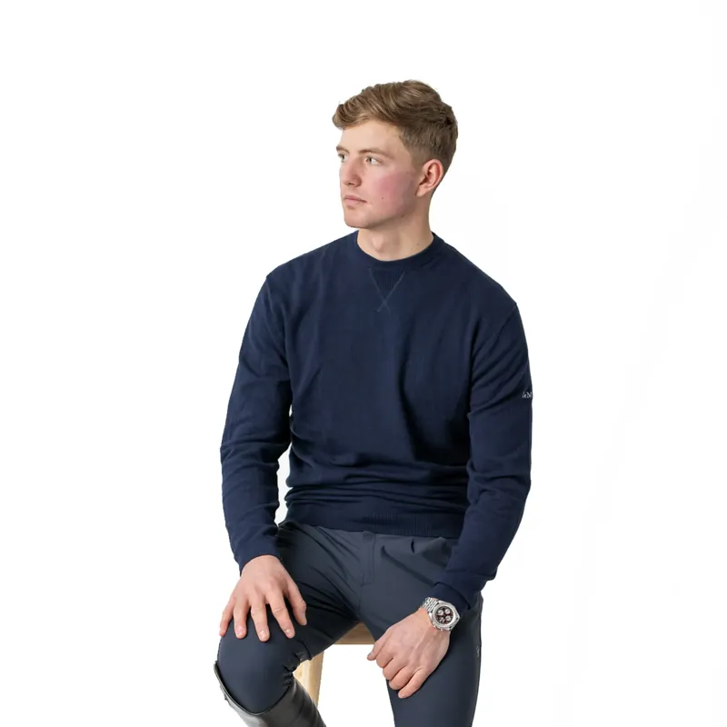 Lemieux Mens Knitted Jumper - Navy-1
