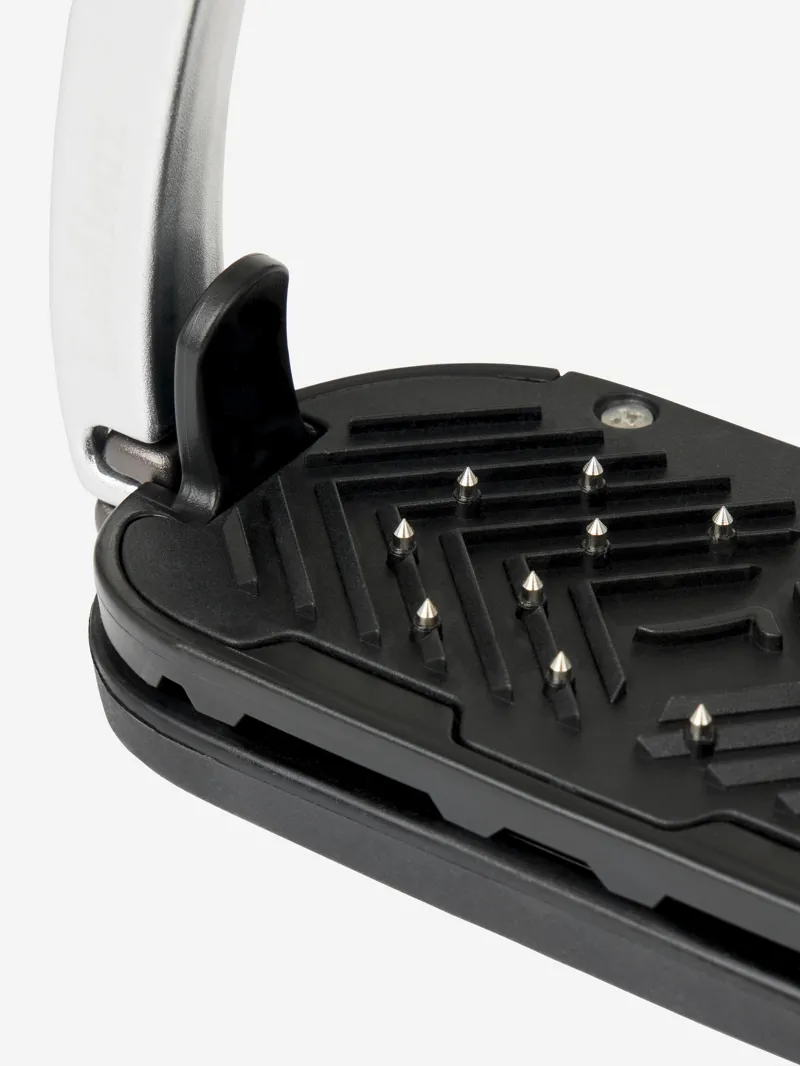 LeMieux Vector Balance Stirrup Irons - Carbon/Silver-2