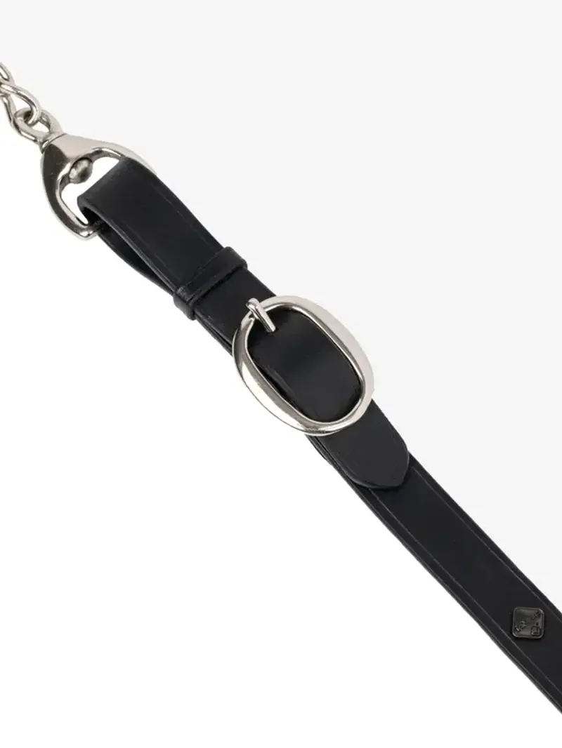 LeMieux Leather Trot Up Chain - Black-3