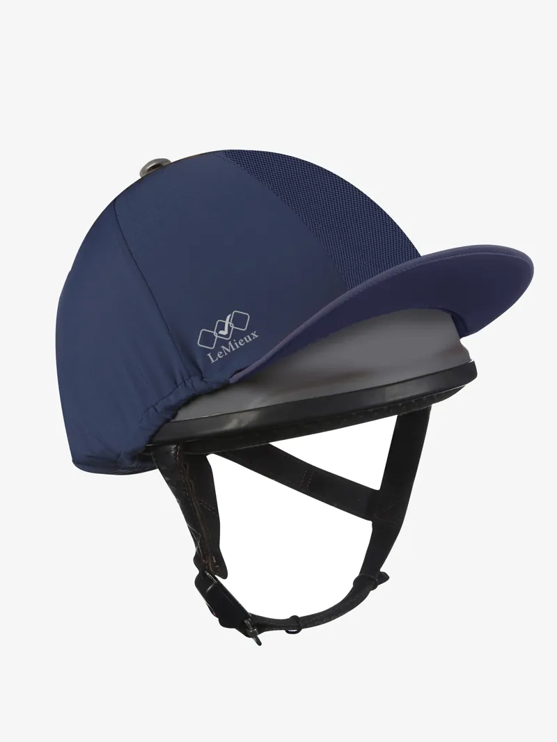 LeMieux Pro Mesh Pom Hat Silk - Navy