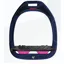Flex-On Green Composite Ultra Grip Stirrup Irons - Navy/Black/Rose
