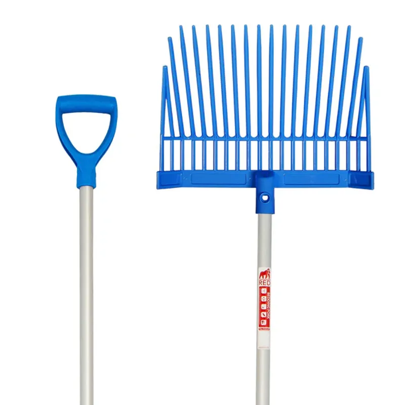 Red Gorilla Long D Handle Shavings Fork - Blue