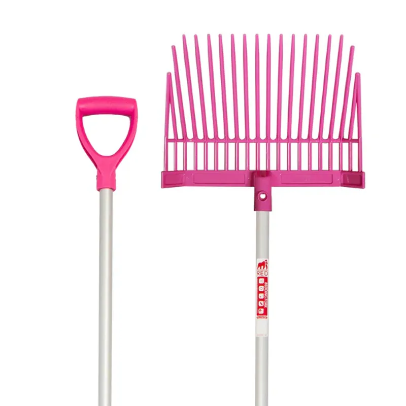 Red Gorilla Long D Handle Shavings Fork - Pink-1