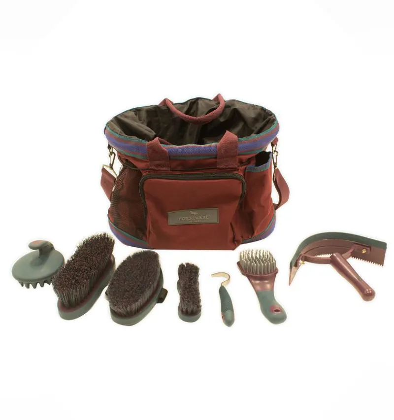 Rambo Grooming Kit - Burgundy Teal Navy