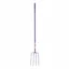 Red Gorilla Straight Handle 4-Prong Fork - Purple