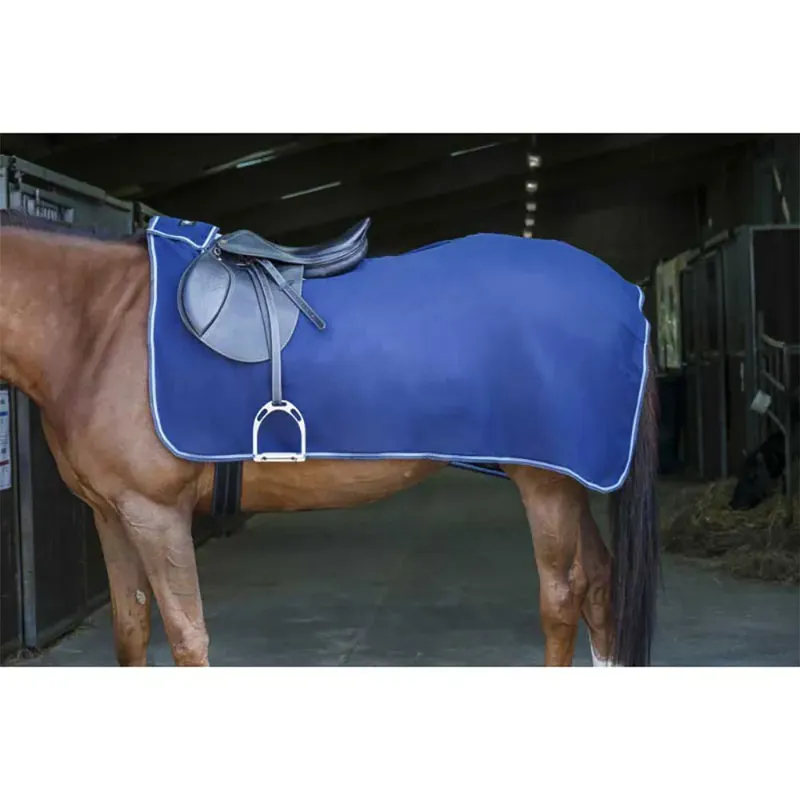 Ekkia Riding World Polar Fleece Exercise Sheet - Navy