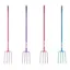 Red Gorilla Straight Handle 4-Prong Fork - Sky Blue