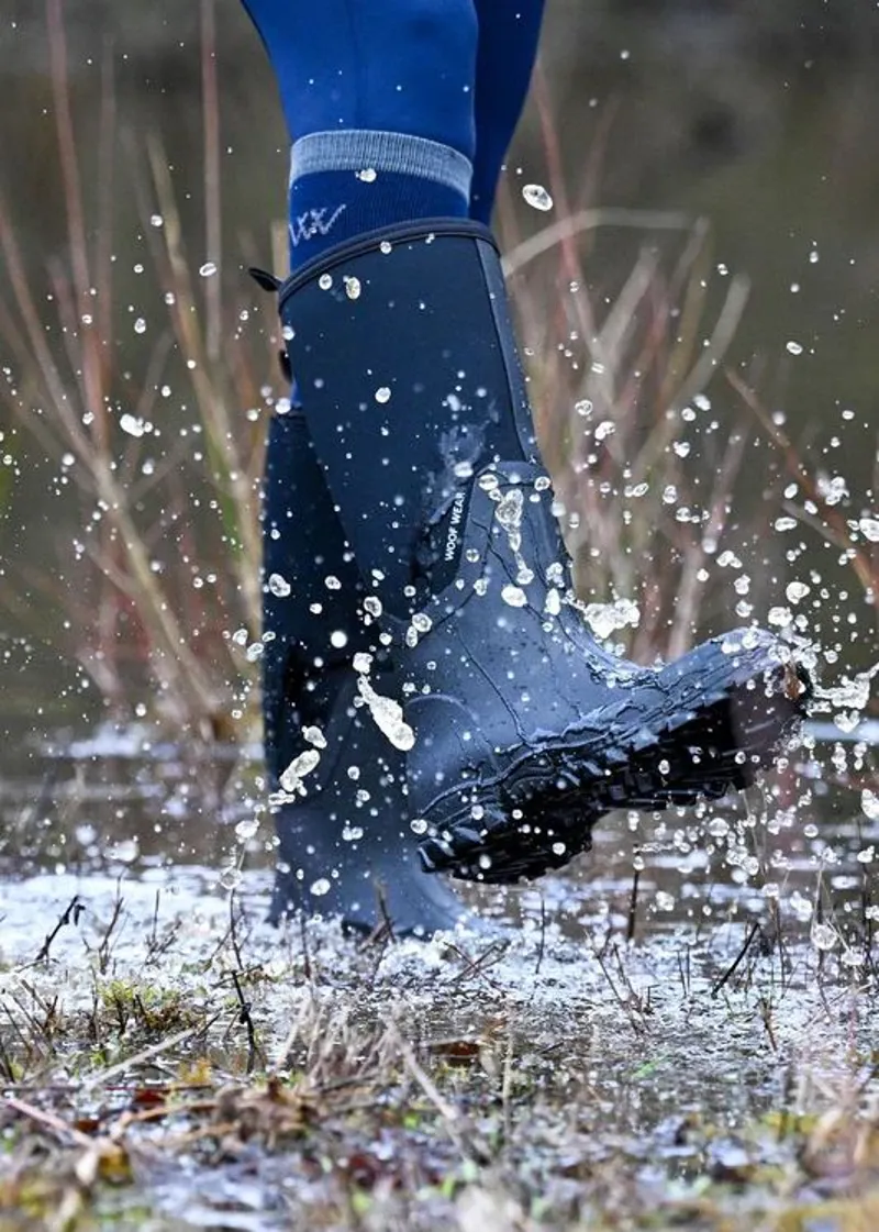 Woof Wear Long Work Boots - Black-2