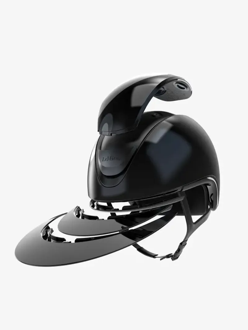 LeMieux Verv Competition Helmet - Gloss Black-1