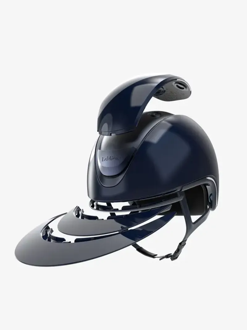 LeMieux Verv Competition Helmet - Gloss Navy-4