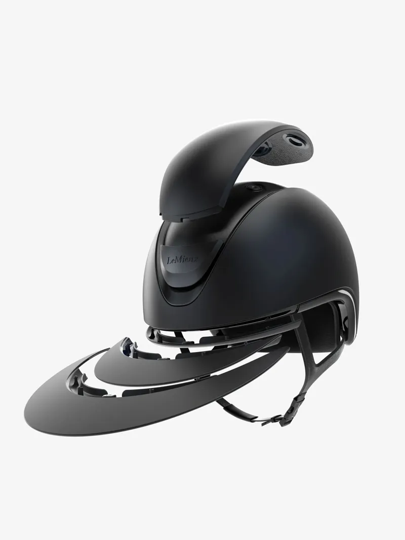 LeMieux Verv Competition Helmet  - Matte Black-4