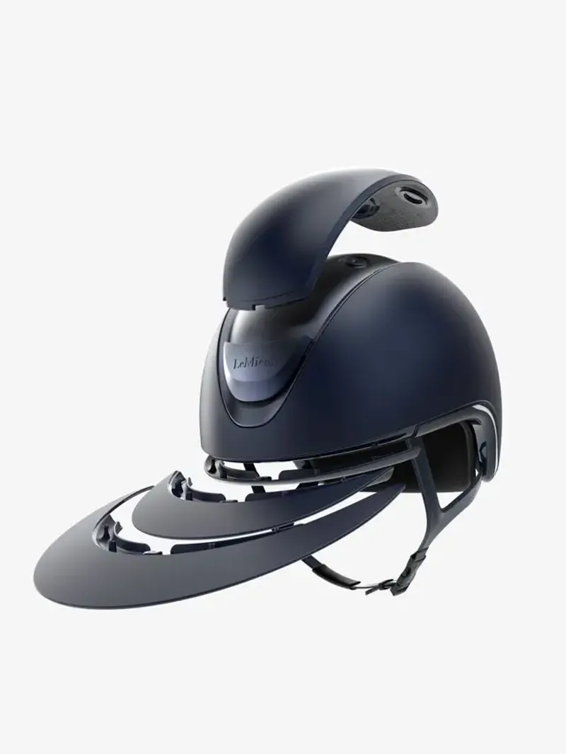 LeMieux Verv Competition Helmet - Matte Navy-3