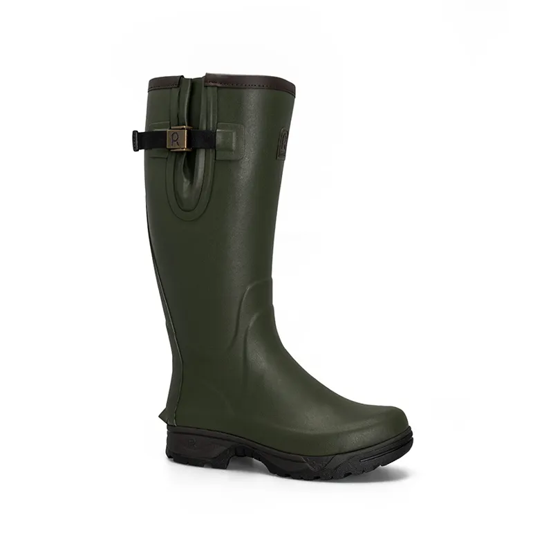 Rouchette Veneur Neo Wellington Boots - Khaki - Mens-1