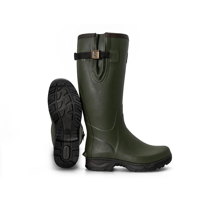 Rouchette Veneur Neo Wellington Boots - Khaki - Mens-6