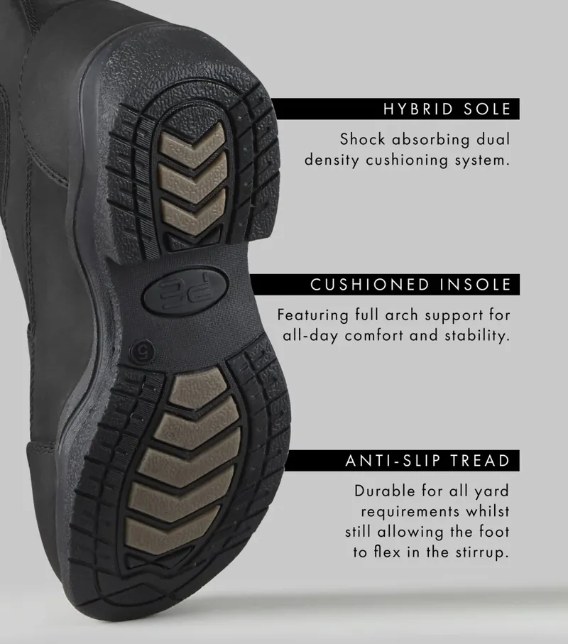 Premier Equine Vinci Waterproof Short Boots - Black-3