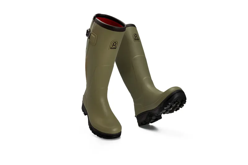 Rouchette Veneur Neo Wellington Boots - Olive - Womens-1