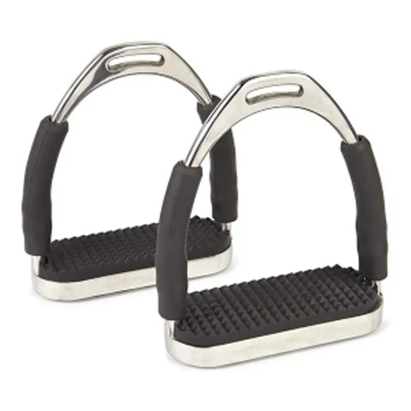 Hucklesby Flexi Stirrup Irons with Treads
