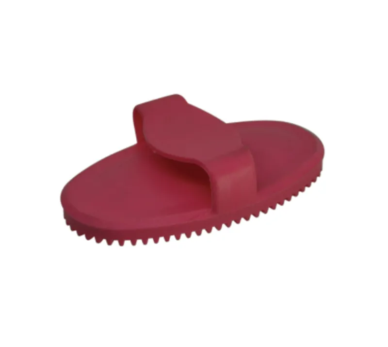 Lincoln Rubber Curry Comb - Cerise Pink