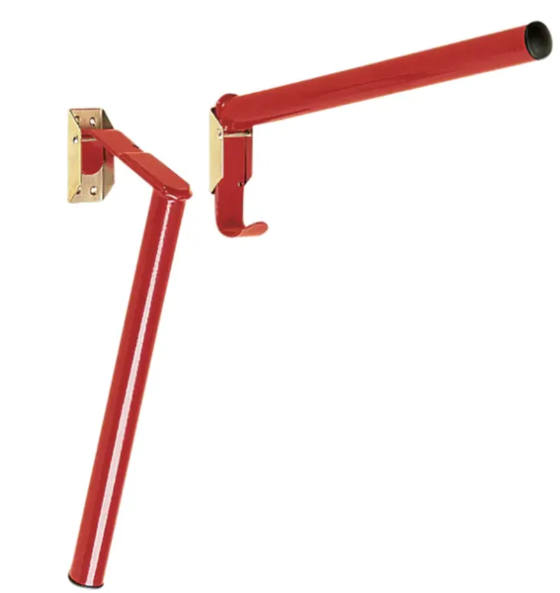 Stubbs Folding Pole Saddle Rack - Red