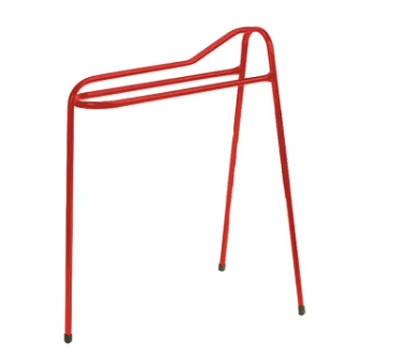 Stubbs Saddle Display Stand - Red 84cm