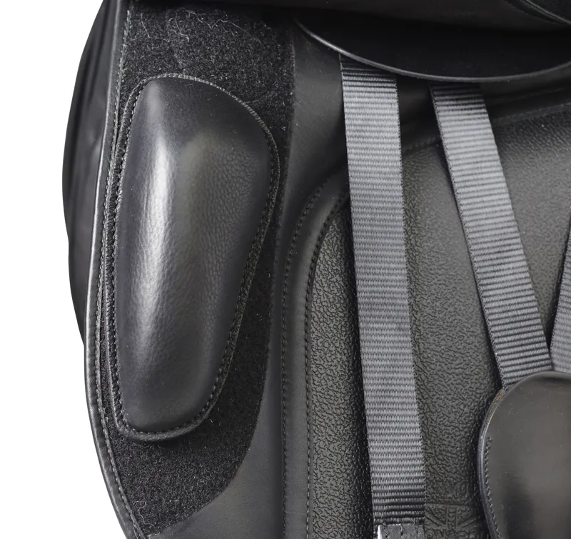 GFS Monarch Low Cantle Dressage Saddle - Black-2