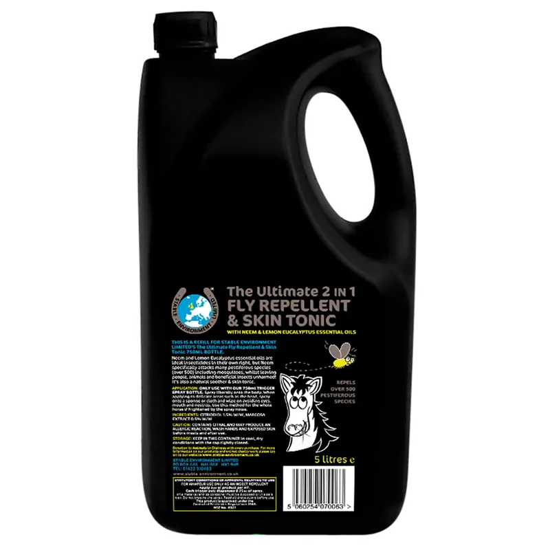 Stable Environment The Ultimate 2 In 1 Fly Repellent and Skin Tonic - 5ltr