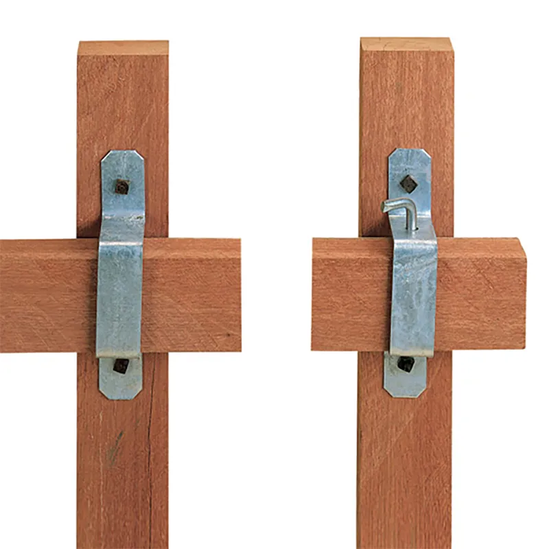 Stubbs Slip Rail Bracket Set - Silver