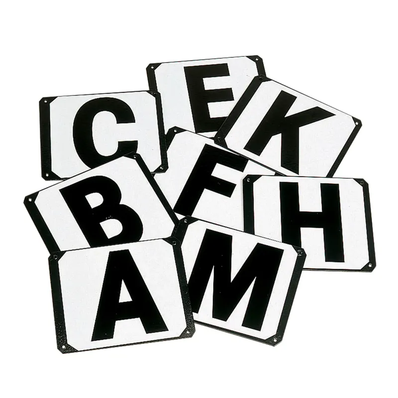 Stubbs Screw On Steel Plates Letters A-M